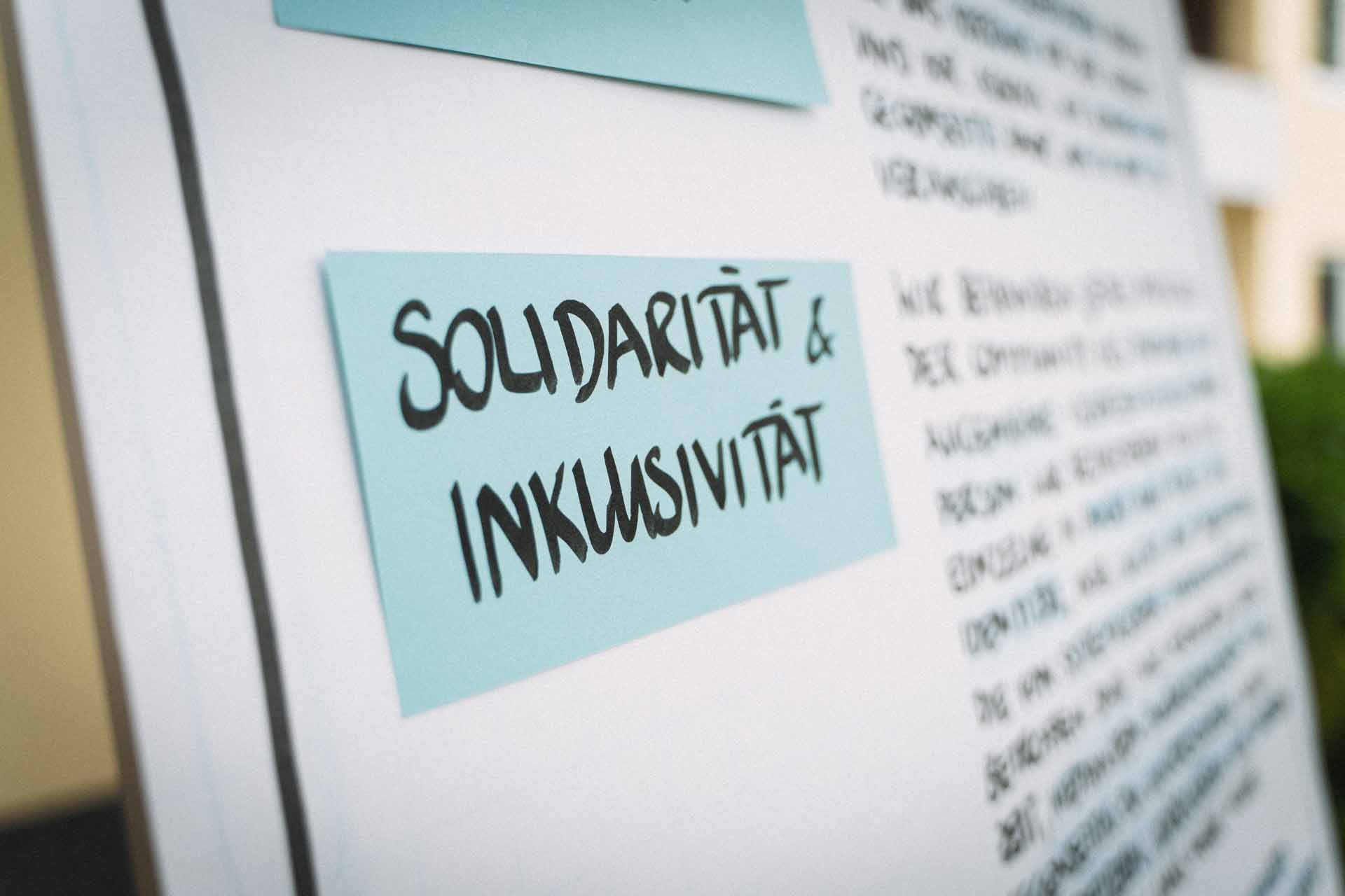 Solidarität & Inklusivität